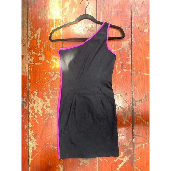 one shoulder y2k mini dress - Picture 4 of 5